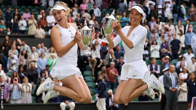 Wimbledon 2021: Elise Mertens and Su-Wei Hsieh win final thriller ·