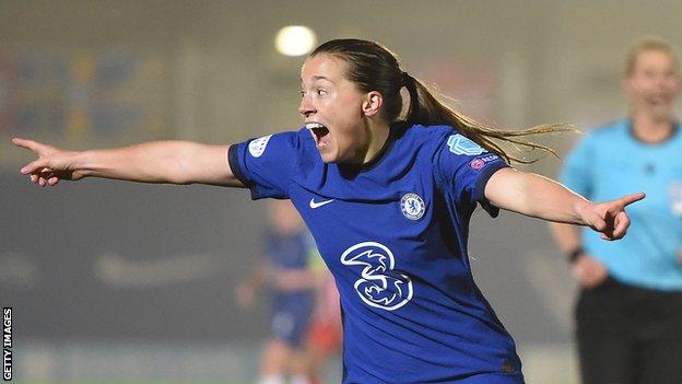 Fran Kirby en acción para Chelsea Women