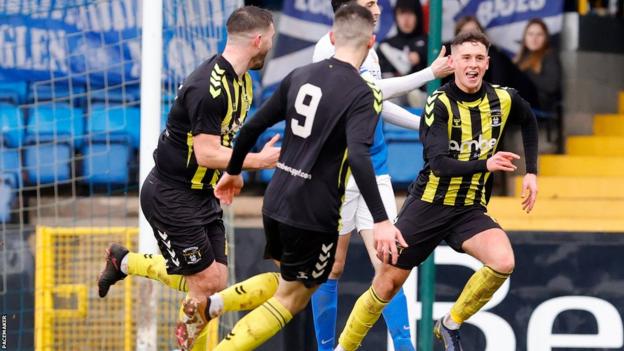 Oisin Barr scored a second-half winner for the Welders
