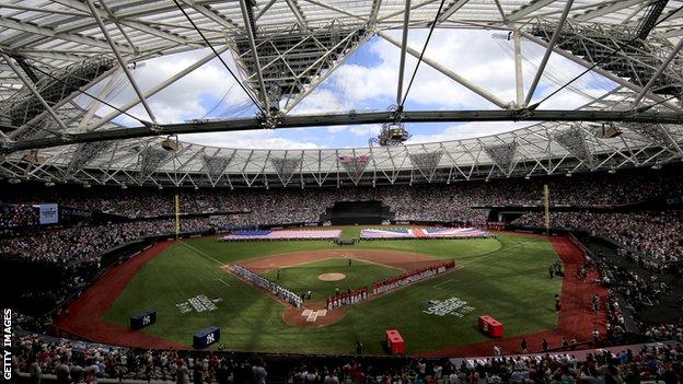Two MLB games took place at the London Stadium in 2019
