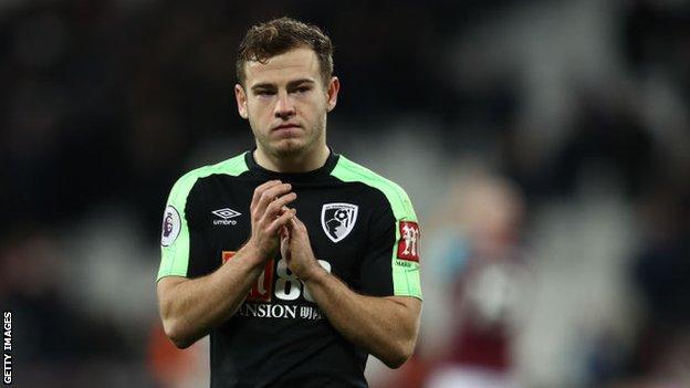 Ryan Fraser applauds Bournemouth supporters