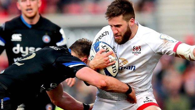 Stuart McCloskey in action for Ulster