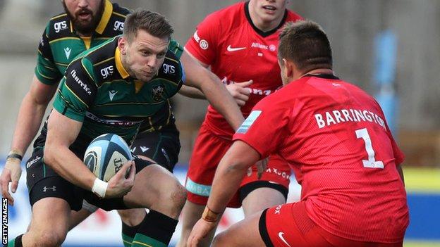 Wales fly-half Dan Biggar has scored 284 points in 32 matches for Northampton since joining the English club from Ospreys for the start of the 2018-19 season