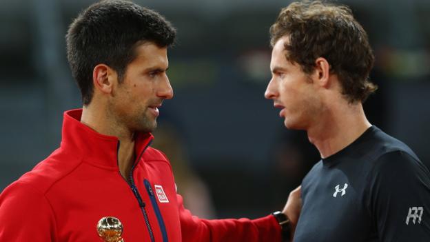 Atp World Tour Finals Andy Murray Says Novak Djokovic Will Return To Form Bbc Sport