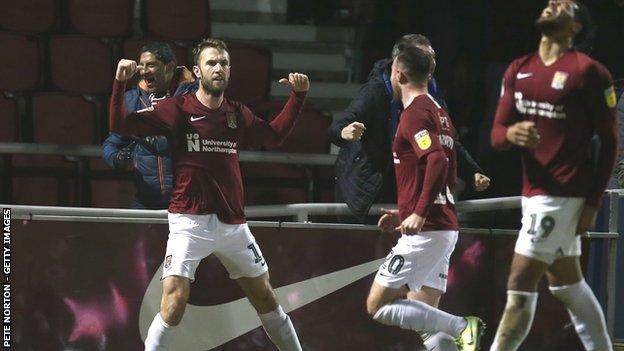 Northampton Town 1-0 Stevenage - BBC Sport