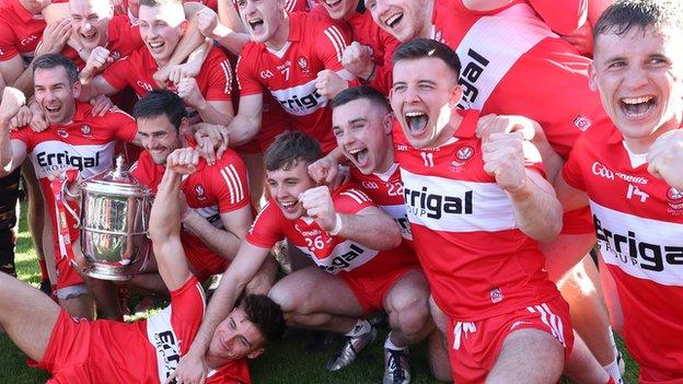 Derry's eighth Ulster SFC success was a first since 1998