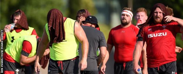 Wales felt the heat on their recent training camp in Turkey