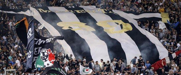Juventus fans celebrate winning the Coppa Italia