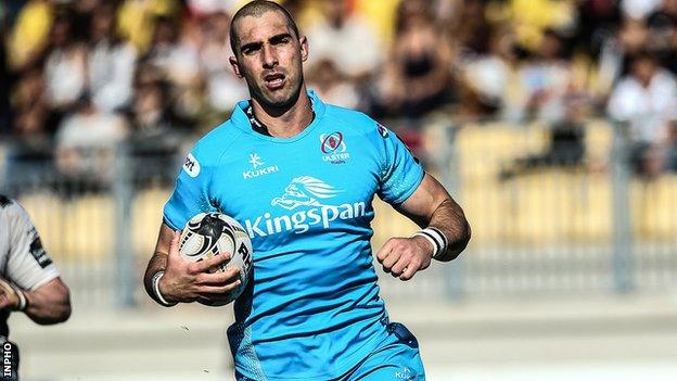 Ruan Pienaar set the ball rolling for Ulster with a third-minute try