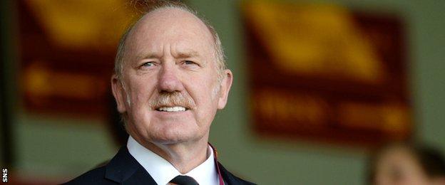 Motherwell owner Les Hutchison