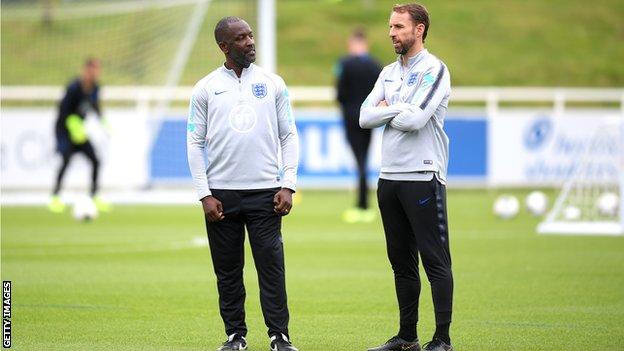 Chris Powell and Gareth Southgate