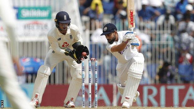 Virat Kohli is bowled by Moeen Ali