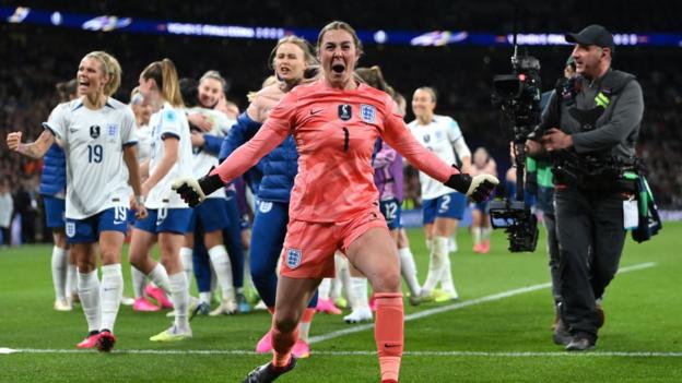 England celebrate