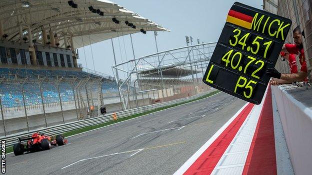 mick schumacher f1 test