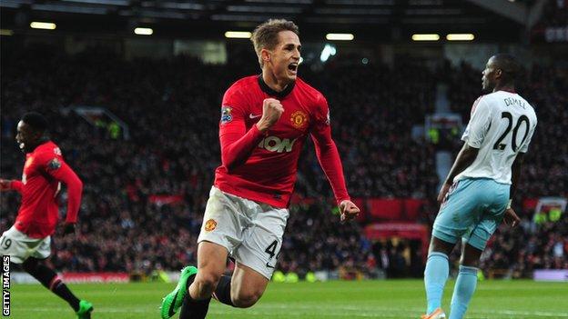 Manchester United winger Adnan Januzaj