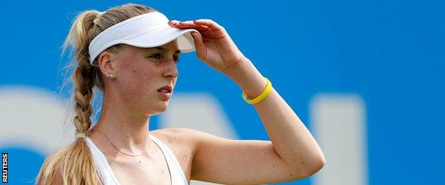 Naomi Broady reached the Wimbledon second round for the first time last year