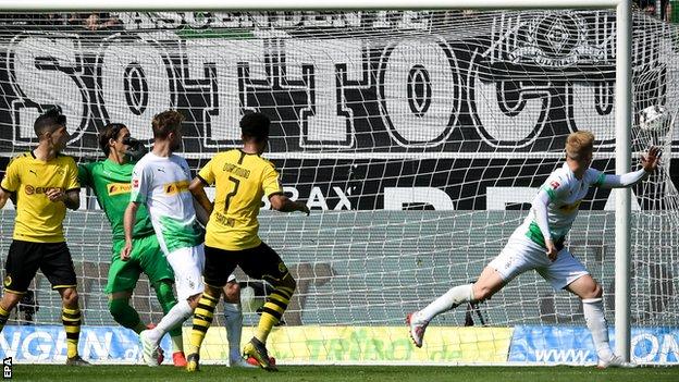 Jadon Sancho (second from right)
