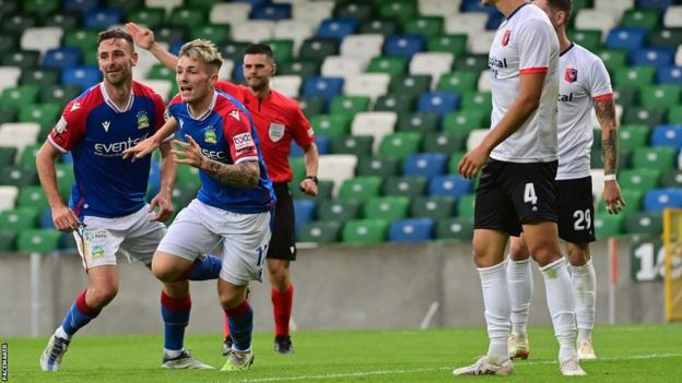 Chris McKee netted twice in the second half at Windsor Park