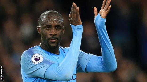 Yaya Toure pictured while plying for Manchester City