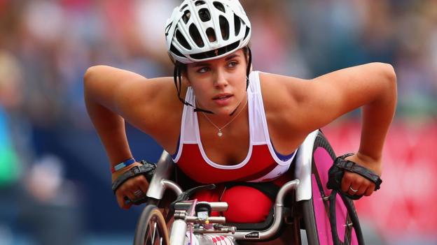 London Marathon: Paralympian Jade Jones goes the distance - BBC Sport