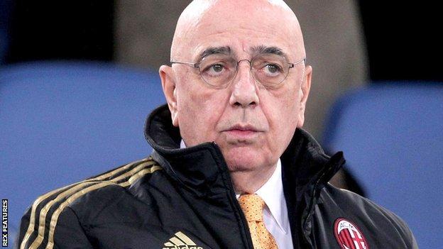 AC Milan vice president Adriano Galliani is one of dozens of Italian football officials under investigation