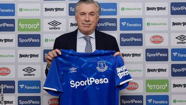 Carlo Ancelotti becomes Everton manager
