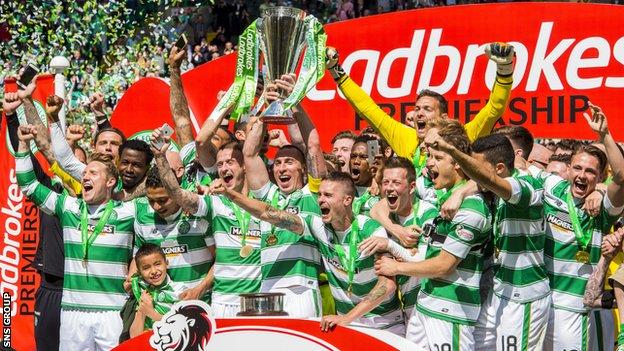 Celtic are the Scottish champions for the fifth year running