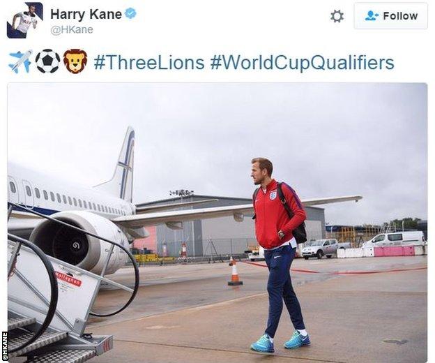 Harry Kane tweet