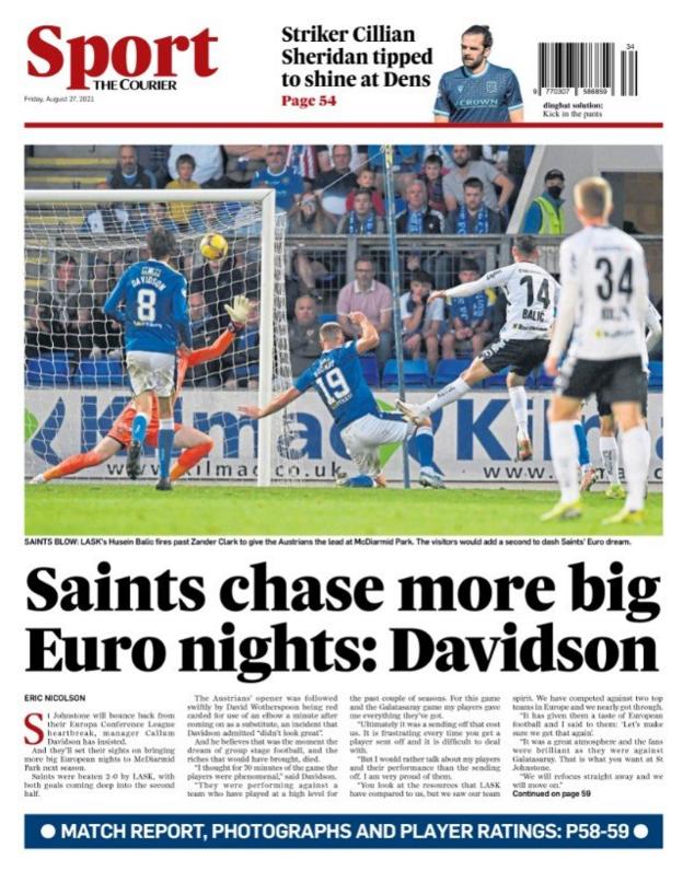 Courier back page