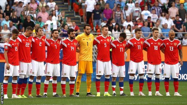 Can Russia Play At The World Cup 2022 And Euro 2020 Bbc Sport