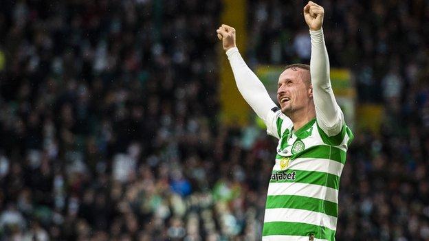 Griffiths’ Celtic hat-trick a ‘message’ to Scotland boss – Lennon