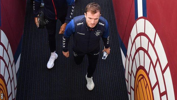 Andy Halliday at Tynecastle