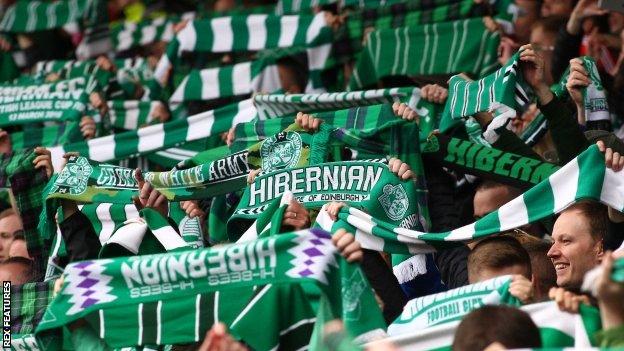 Hibernian fans