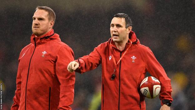 Gethin Jenkins and Stephen Jones played in Wales' Grand Slam-winning side in 2005