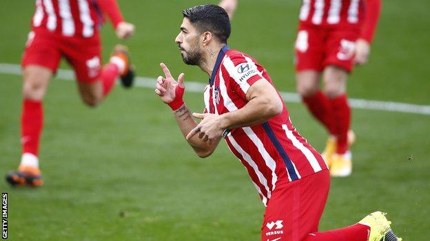 Cádiz 2-4 Atlético Madrid: Luis Suarez double sends side 10 points
