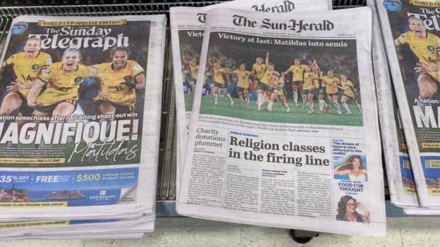 Some of the Australian front pages