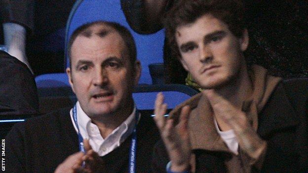 Jamie Murray and father Willie