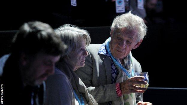 Dame Maggie Smith and Sir Ian McKellan