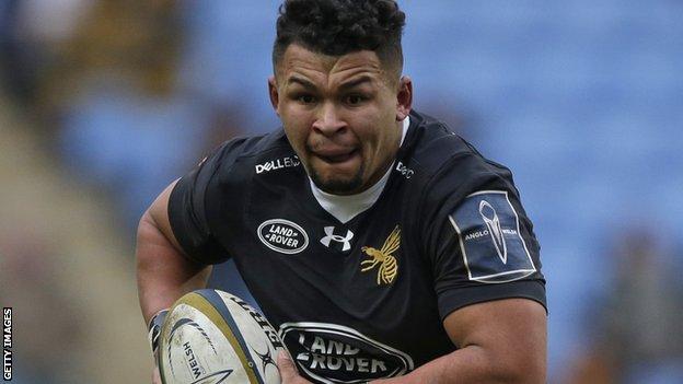 TJ Harris in action for Wasps