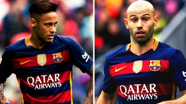 Barcelona - Neymar & Mascherano