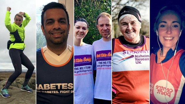 London Marathon Five Inspiring Stories From Runners Taking Part Bbc
