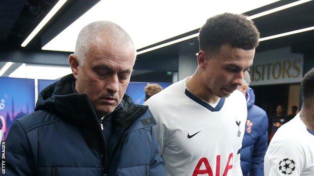 Jose Mourinho and Dele Alli