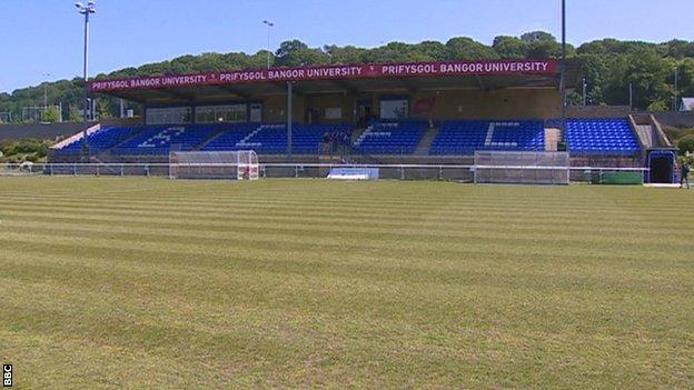 Bangor City's Nantporth Stadium has hosted two Welsh Cup finals and a number of Wales Under-21 games