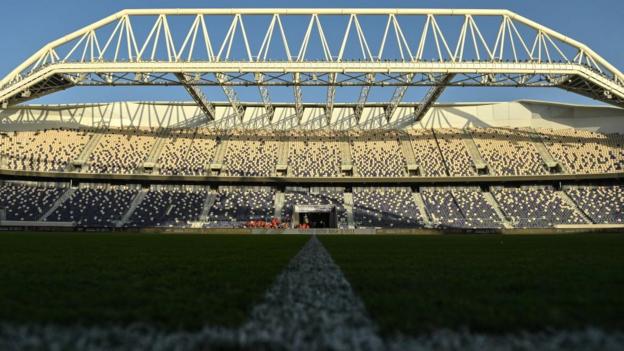 Bloomfield Stadium in Tel Aviv was due to host Israel's Euro 2024 qualifier on Thursday