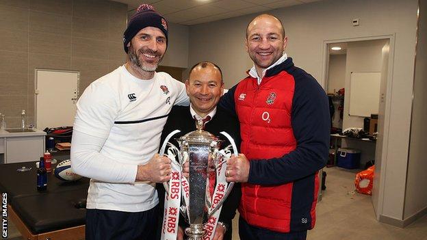 Paul Gustard, Eddie Jones, Steve Borthwick