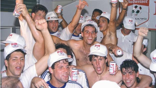 USA at World Cup 1990: Bags of urine, cans of Bud and a