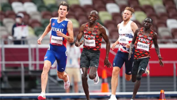 The men's 800m Olympic final