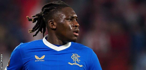 Calvin Bassey in action for Rangers