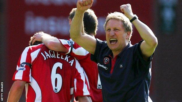 Neil Warnock as Sheffield United manager