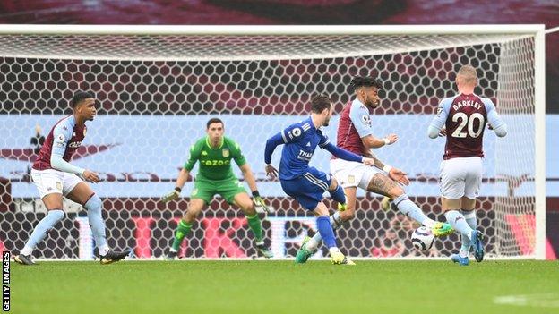 James Maddison nets Leicester's opener